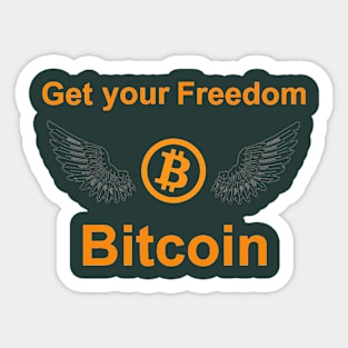 Bitcoin Freedom Sticker